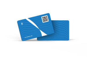 NFC business card - Standard design - Blue