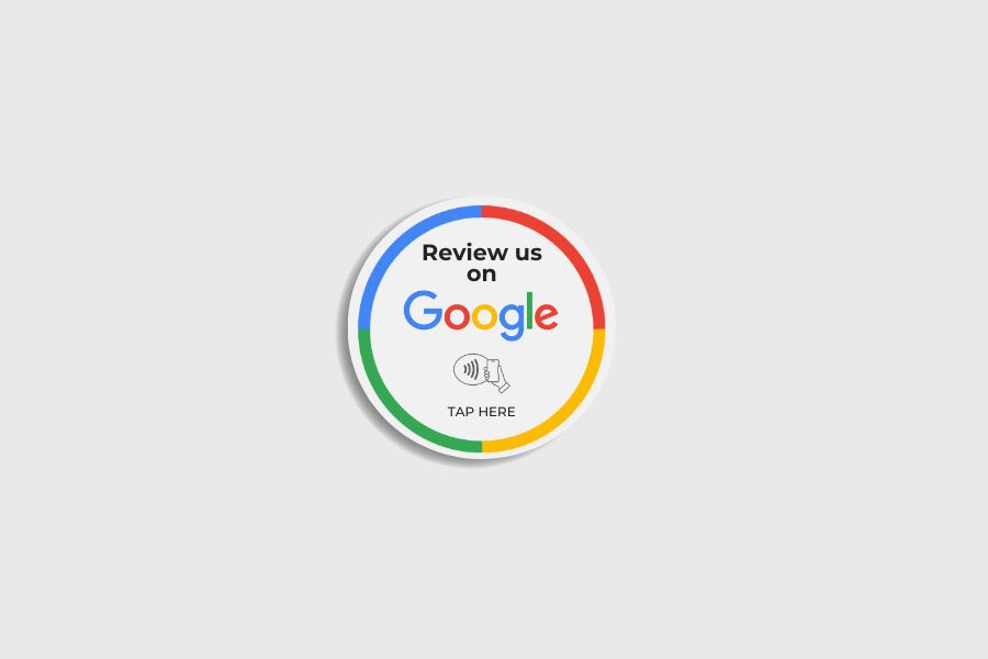 Google Review Stickers Large (1 piece)