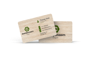 NFC business card Bamboo - Own design