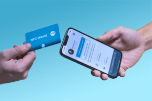 Business cards with NFC