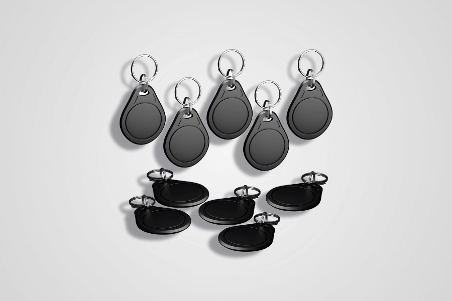 RFID Keychain Black (10 pieces)