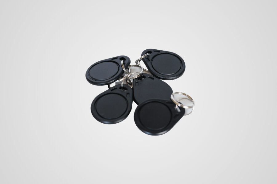 NFC Keychain NTAG216 Black (10 pieces)