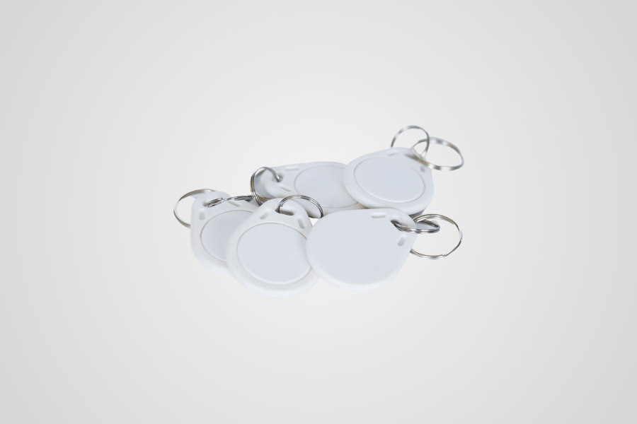 RFID Key Rings White (10 pieces)