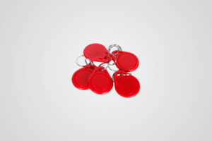 RFID Keychain Red (10 pieces)