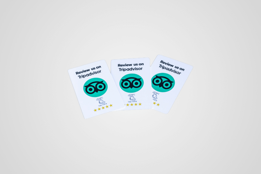 TripAdvisor Review Card (3 pieces)